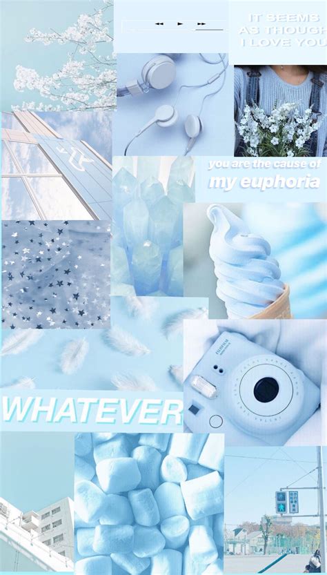 Download now and switch up your background as often as you like. . Blue iphone wallpaper aesthetic